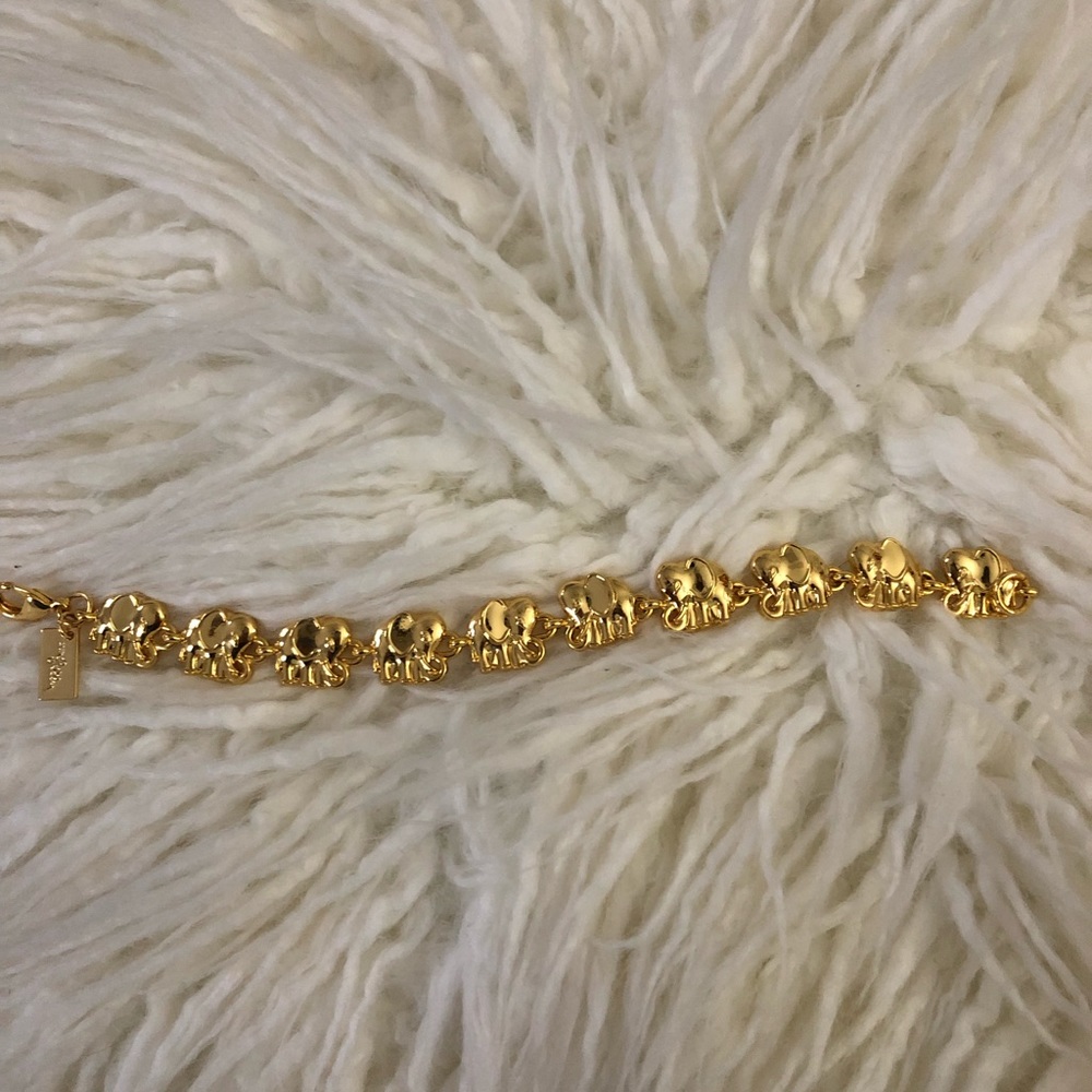 Lily Pulitzer elephant charm bracelet